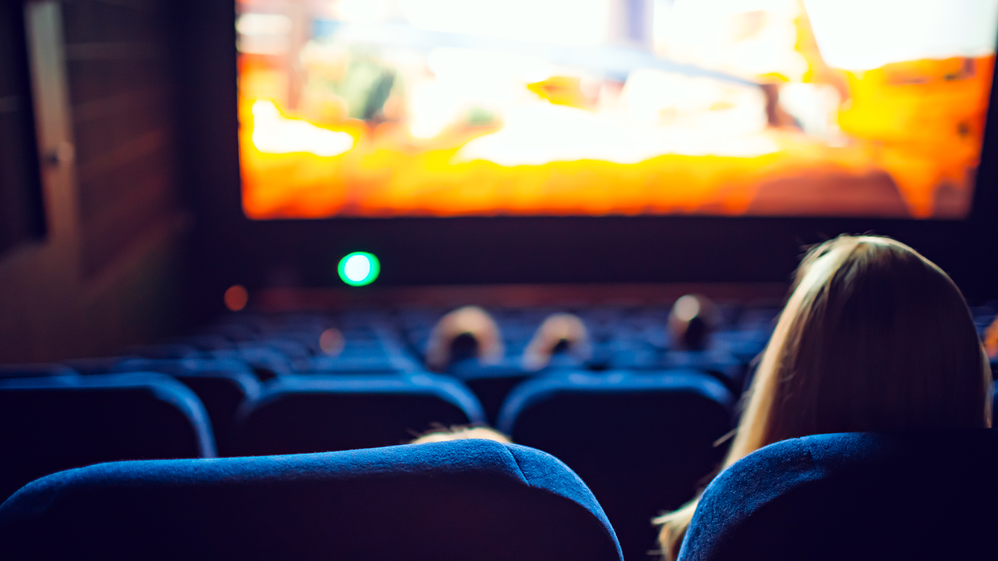 girl at cinema